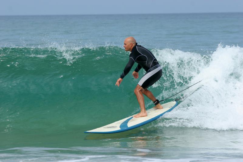 Compétitions de surf pro à Lacanau