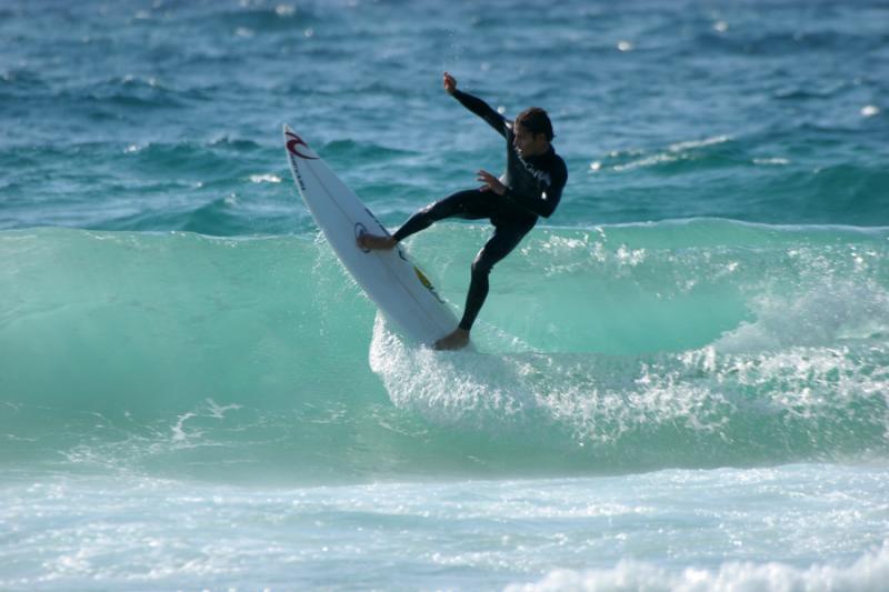 Compétitions de surf pro à Lacanau