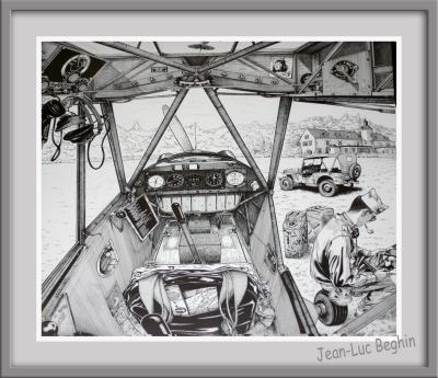 Jean-Luc Beghin - Cockpit de Piper Cub