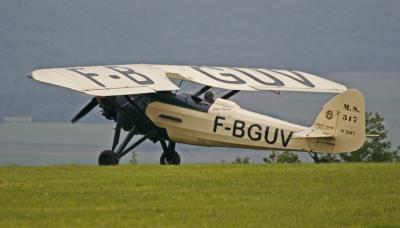 Morane-Saulnier 317au dcollage