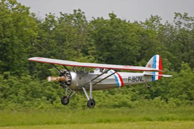 Morane-Saulnier 317  l'atterrissage