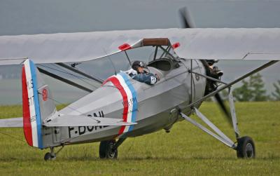 Morane-Saulnier 317 aprs l'atterrissage