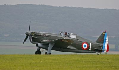 Morane-Saulnier 406 au dcollage