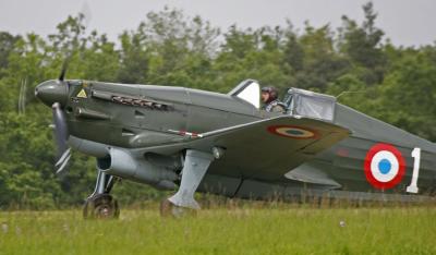 Morane-Saulnier 406 au dcollage