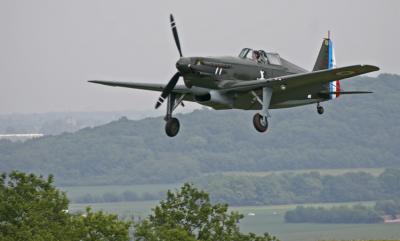 Morane-Saulnier 406  l'atterrissage