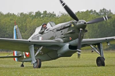 Morane-Saulnier 406 aprs latterrissage