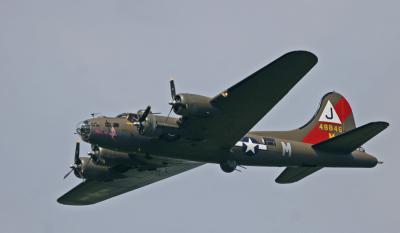 Boeing B17 ou Forteresse volante en vol