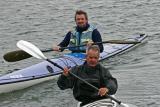 Kayaks de mer dans le golfe