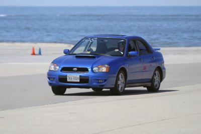 Blue Subaru 