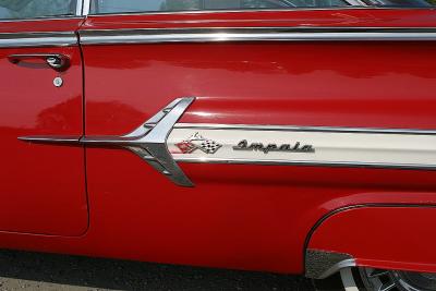 1960 Chevy ImpalaSide Chrome Emblem