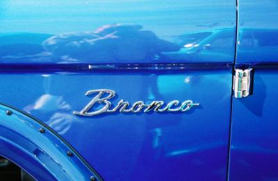 Bronco Name Plate