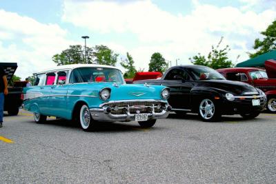 Al's 1957 Chevy Bel Air Townsman and a 2005 Chevy SSR