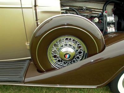 1934 Buick Spare Tire