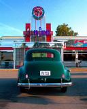 1940 Chevy at the Silver Diner