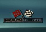 Corvette 502 Turbo Jet V-8 Crate Engine Flags