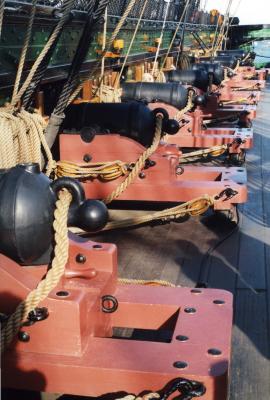 Cannon on the Main Deck, USS Constitution