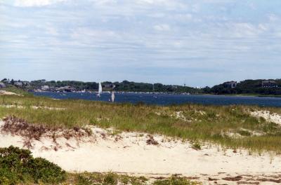 Oyster Harbor as seen from East End of Hardings Beach, Chatham