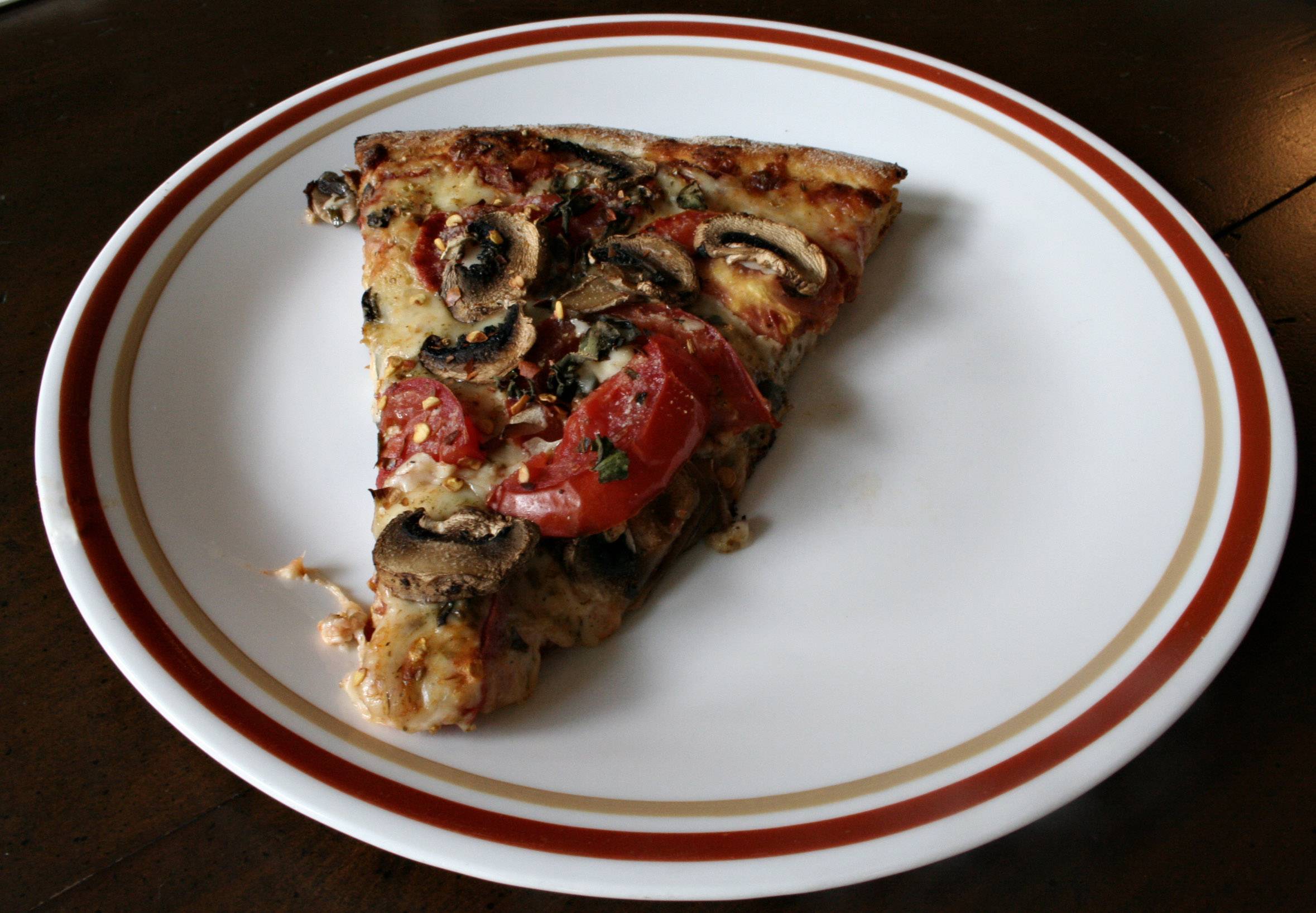 Fabulous veggie pizza
