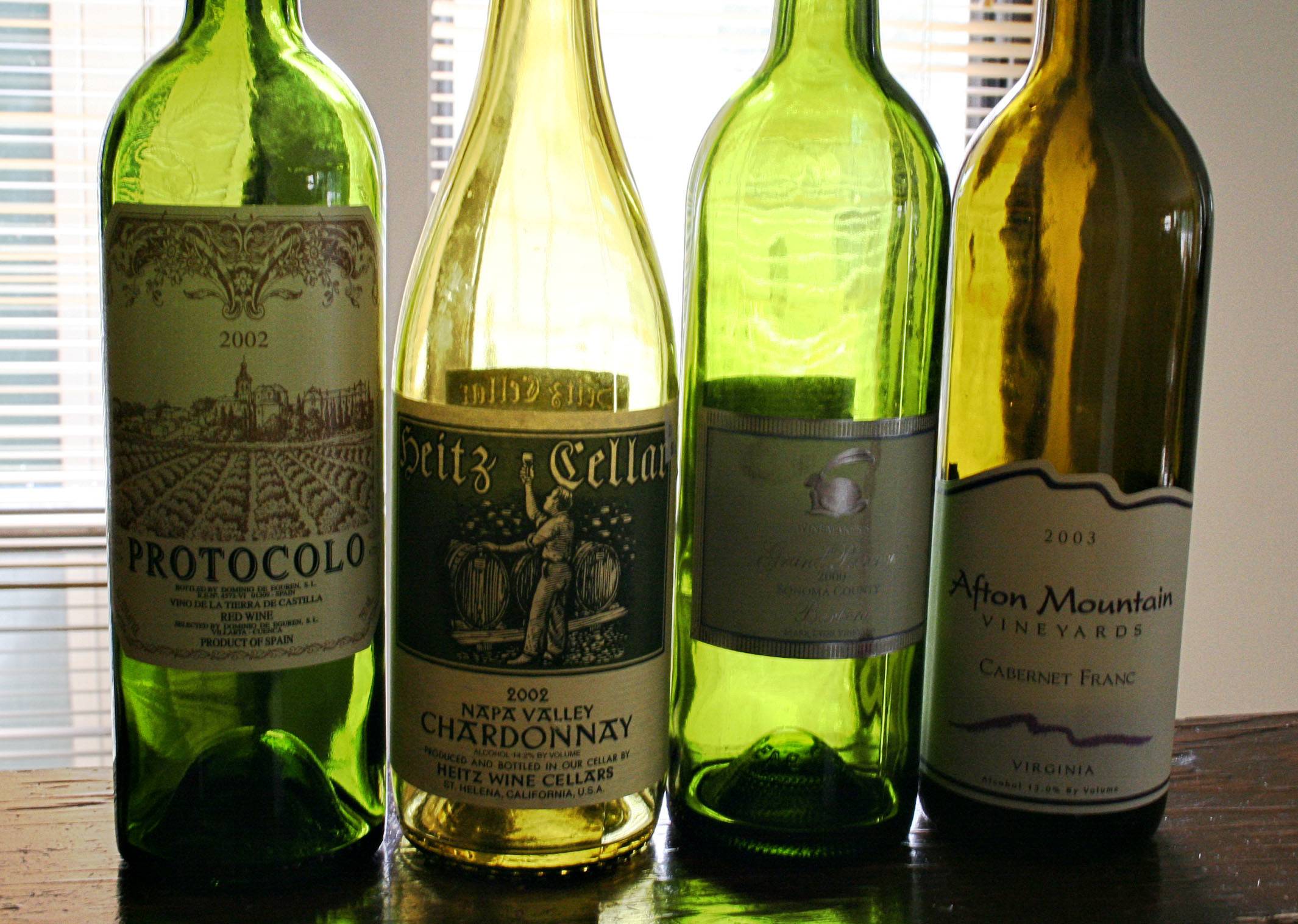 Weekend wine tally
