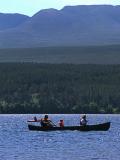 Boating on Loch Morlich