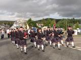 Then the Pipe band played and Marched