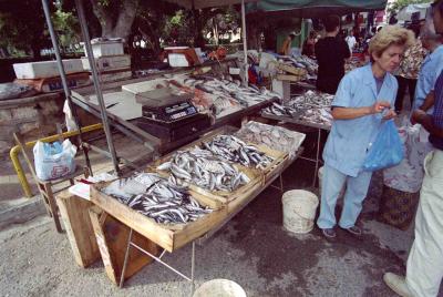 Chania local market