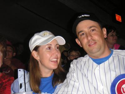 Richard and Jennifer at Cubs vs Cardinals 09/15/05