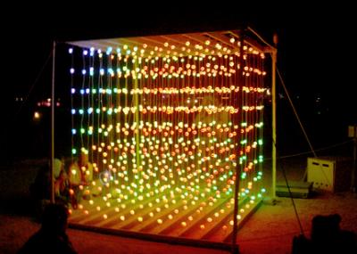 ping pong ball light cube