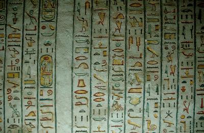 Hieroglyphics - Tomb in King's Valley - Luxor