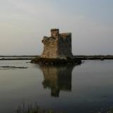 Old tower in the salt marsh