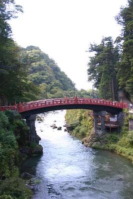Shinkyo Bridge on the river of  Daiya