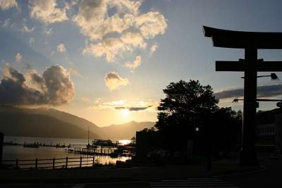 At the Lake Chuzenji about 1270 Meter above sea level the highest natural lake in Japan - Sayonara -