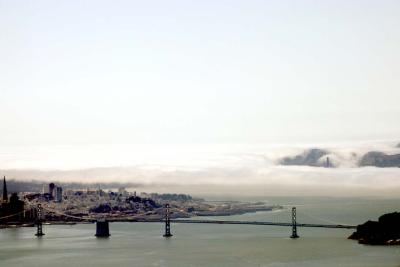 Fog Creeping in on San Francisco