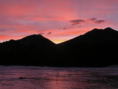 Sprague Lake in Winter