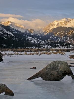 Big Thompson River in Winter