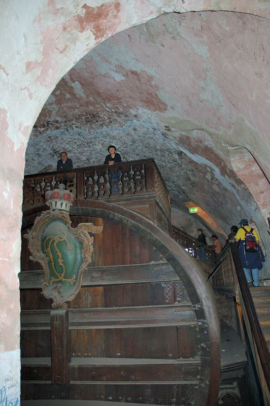 Im on top of ... a huge wine barrel!