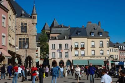 Lively Echternach on Sunday Afternoon