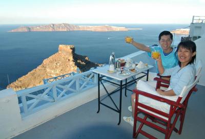 Good morning Santorini!
