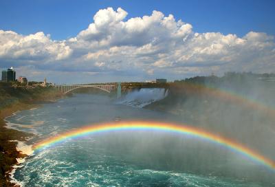 Rainbow over Niagara River