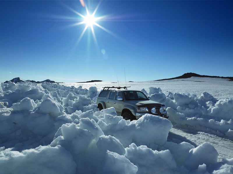 Kaldidalur - Langjökull - Skálpanes 11. júní 2005