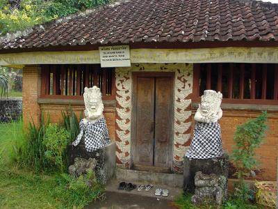 Nirmada - a priest was doing a ceremony in here