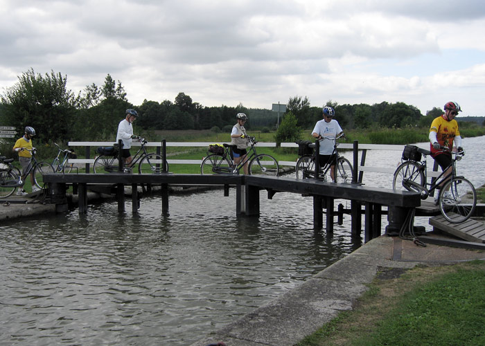 Leaving the canal