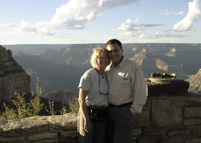 Gary and Linda at the Rim (GI)