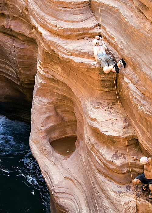 Molly climbs back up (MJ)
