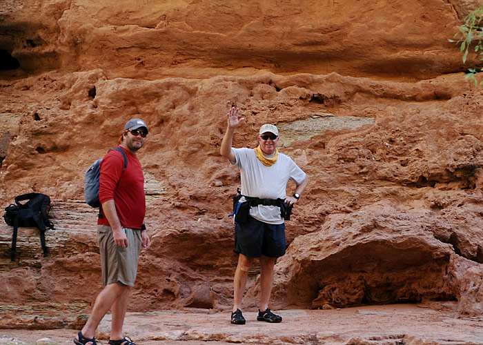 Ryan and Mike on the trail (TY)
