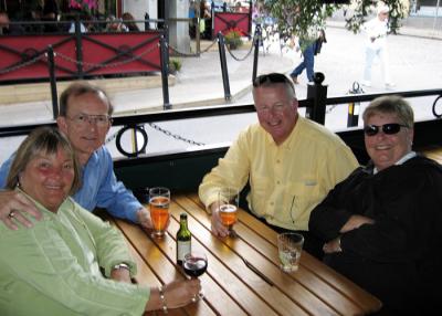 A beer in downtown Mariestad