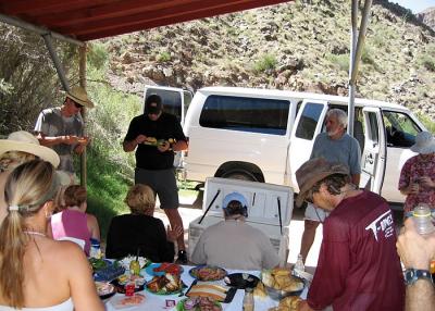 Lunch at the landing (MJ)