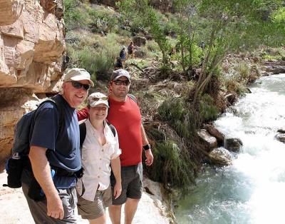 Mike, Molly and Ryan along the trail (GI)