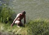 Per takes a plunge in the canal