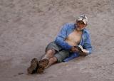 Brian relaxes with a book (GI)